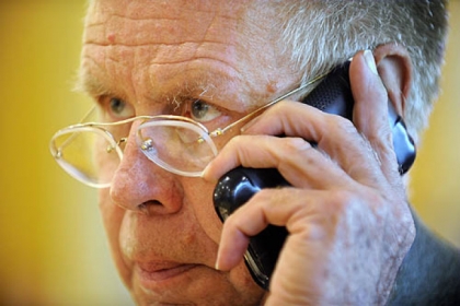 Dr. Dixon is always on the phone ...